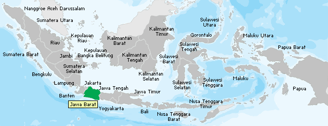 Indonesia Map Jawa Barat