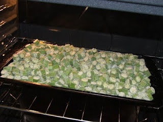 Canning Granny: Freezing Okra Mama's Way Baking in the oven prior to ...