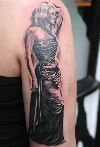 Marilyn Monroe tattoo by Mirek vel Stotker 