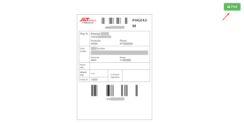 j& t tracking no