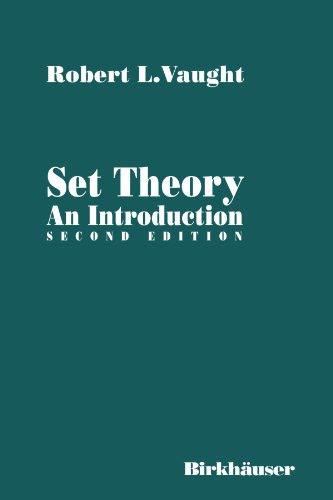 Set Theory: An Introduction, by Robert L. Vaught