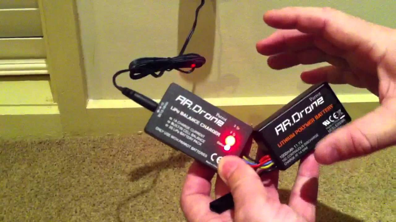 Charging AR Drone Battery - YouTube