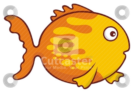 goldfish cartoon. orange goldfish cartoon