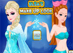 Elsa Makeup Look