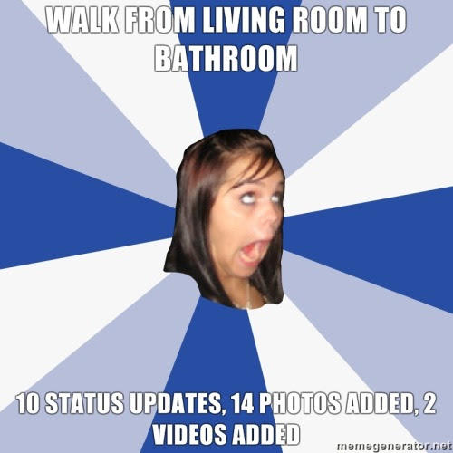 annoying facebook girl
