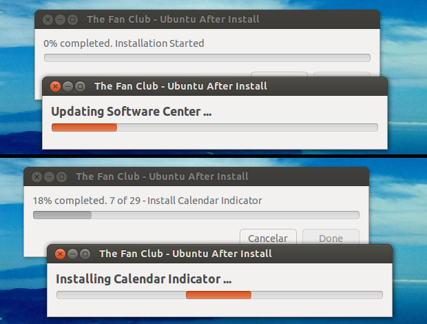 Ubuntu After Install ataulizando fontes e instalando (Foto: Reprodução/Edivaldo Brito)