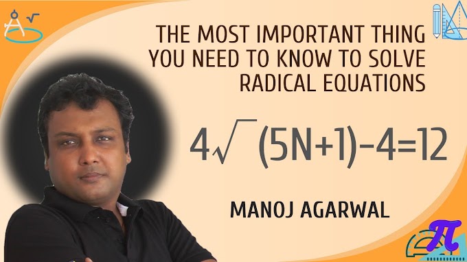 The most important thing you need to know to solve radical equations