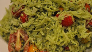 Recipe: Yummy Pesto Spaghetti Squash