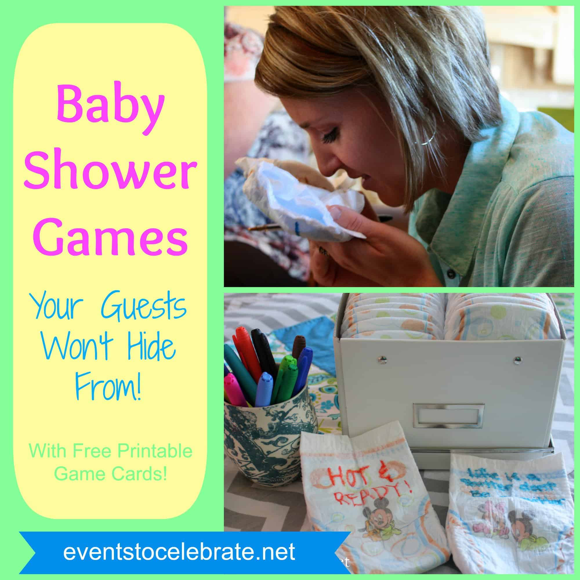Baby Shower Games  events to CELEBRATE!