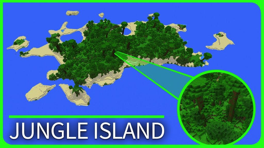 Jungle Island Map 1.12.2/1.12 for Minecraft - 9Minecraft.Net
