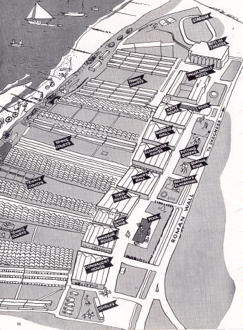 Butlins Skegness Map from 1950