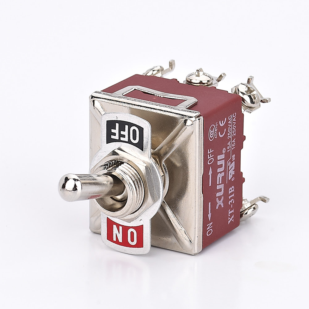 Tpst Three Pole Single Throw On Off 15a 250v Toggle Switch With 6 3mm Connection Faston Buy Tpst Toggle Switch On Off Toggle Switch Product On Alibaba Com