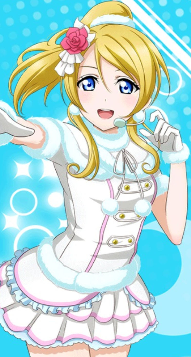 ラブライブ Iphone壁紙 2 絢瀬絵里 Iphone5壁紙 744 1392 Ios7 他 アニメ壁紙ネット Pc Android Iphone壁紙 画像