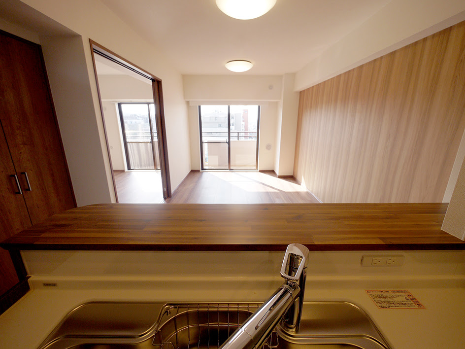 杉並区 荻窪 3ldk ウッド調のリビングに 東京下町のセイワビルマスター株式会社 リノベーション施工事例 Design Renovation