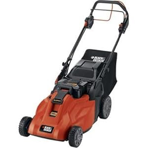 Black & Decker SPCM1936 19-Inch 36-Volt Cordless Electric Self-Propelled Lawn Mower With Removable Battery