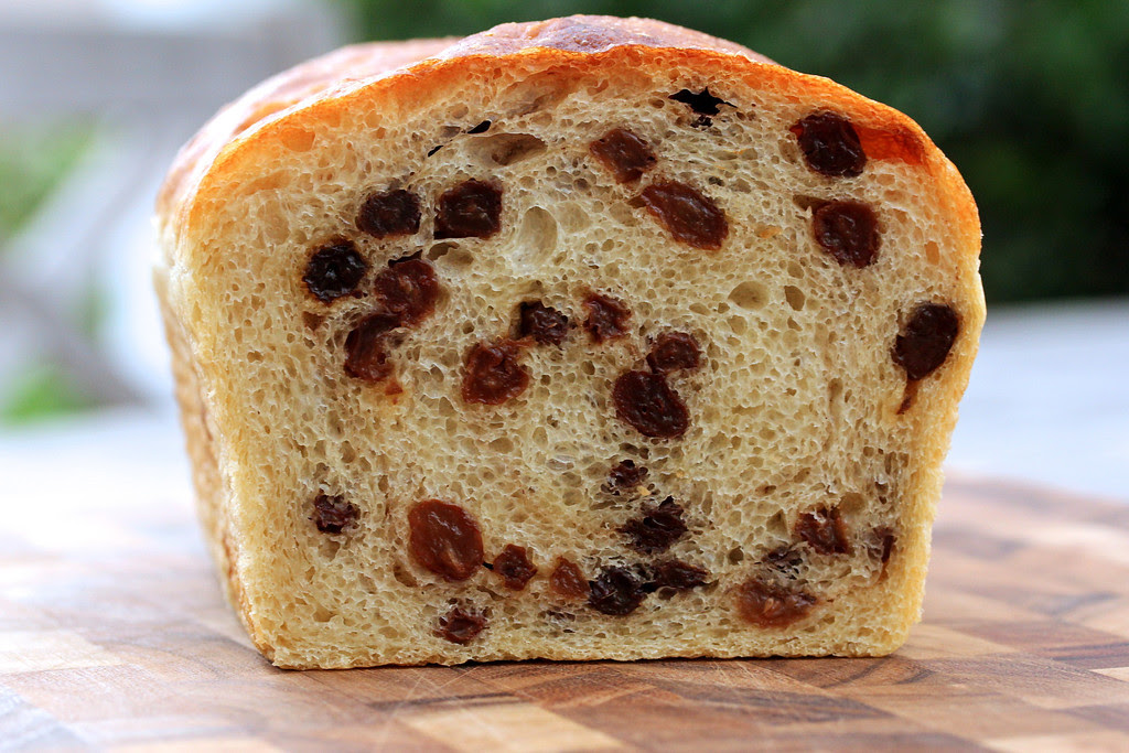 Sourdough Cinnamon Raisin Bread