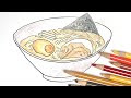 無料ダウンロード 描き方 ラーメン イラスト 簡単 110670