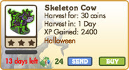 Skeleton Cow Market Info