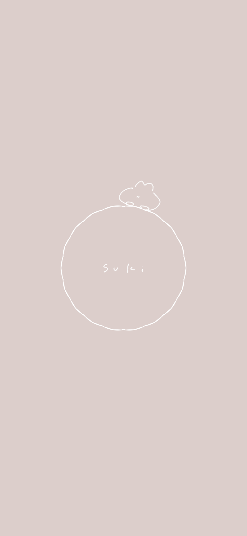 待ち受け画像 シンプル イラスト