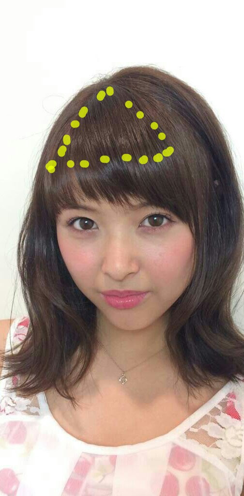 アイドルみたいな前髪は嫌だけど 前髪は作りたい 表参道 美容室 Lani5710 ラニ5710