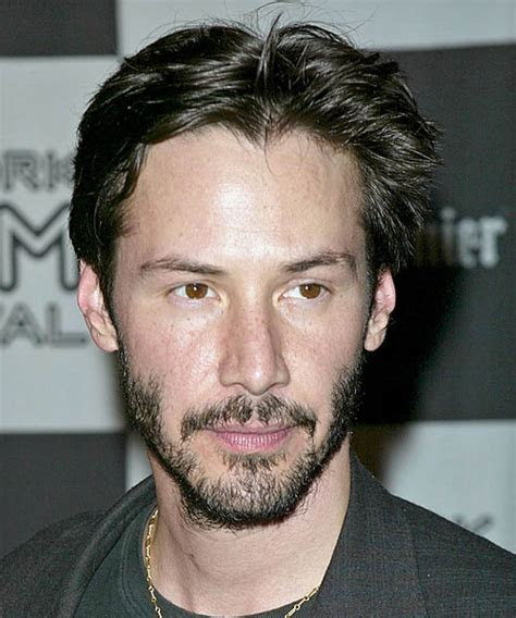 Keanu Reeves Short Straight Casual Hairstyle