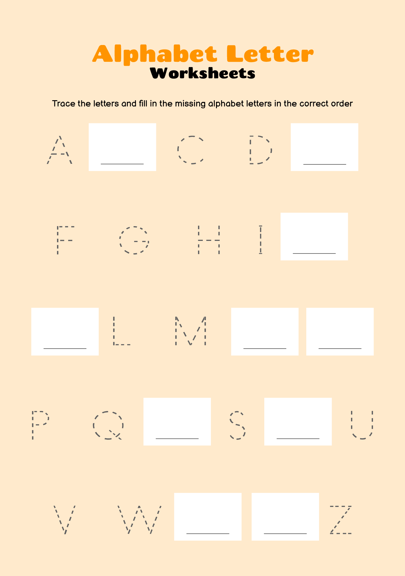 9 best images of free printable alphabet worksheets kindergarten