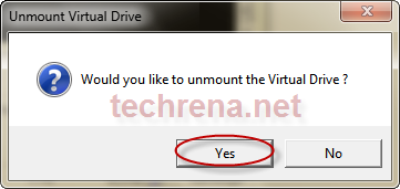 View Unmount Virtual Drive Image View Unmount Virtual Drive Image