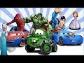 Disney Cars Upgrated to Superheroes with Magic Wand. Funny Cars Cartoons...