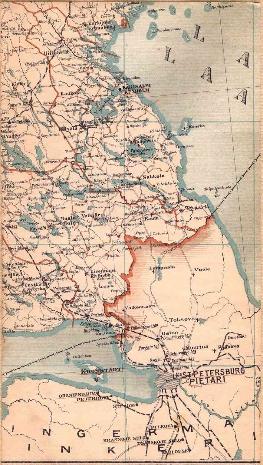 karjalan kannaksen kartta 1939 Metsäpirtin kartat karjalan kannaksen kartta 1939