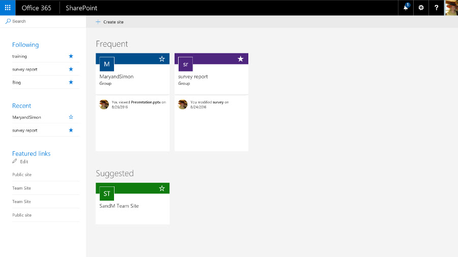SharePoint Home