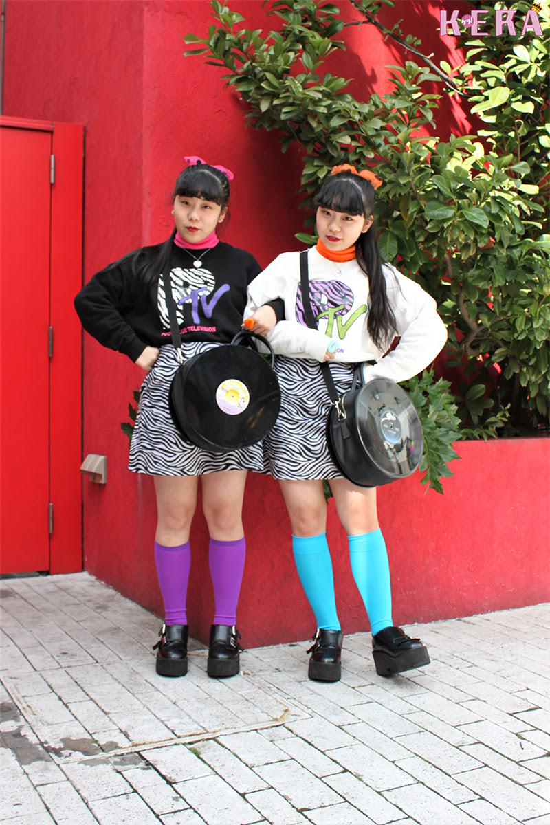 Osaka Street Snap 257 ぺこちゃん風アメリカン ガーリー ロックなリアル双子コーデ Kera Style ケラ スタイル