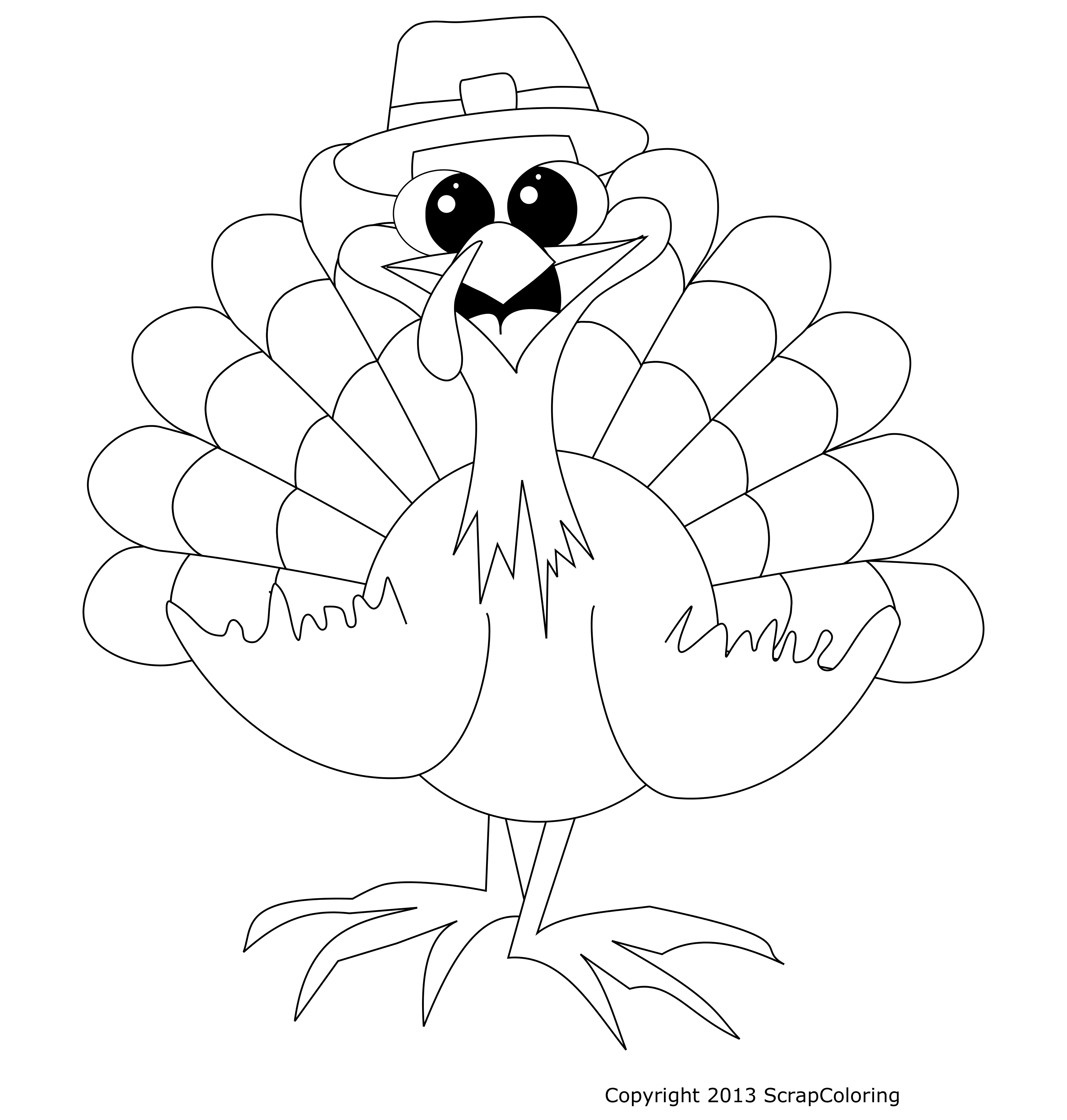Thanksgiving Turkey coloring page Thanksgiving Turkey