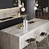 Dekton Stonika Bergen : Its intricate, sculptural structure is strengthened by its lustrous.