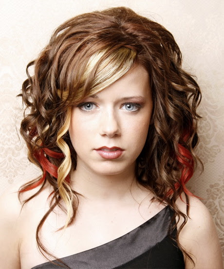 Medium curly hairstyles
