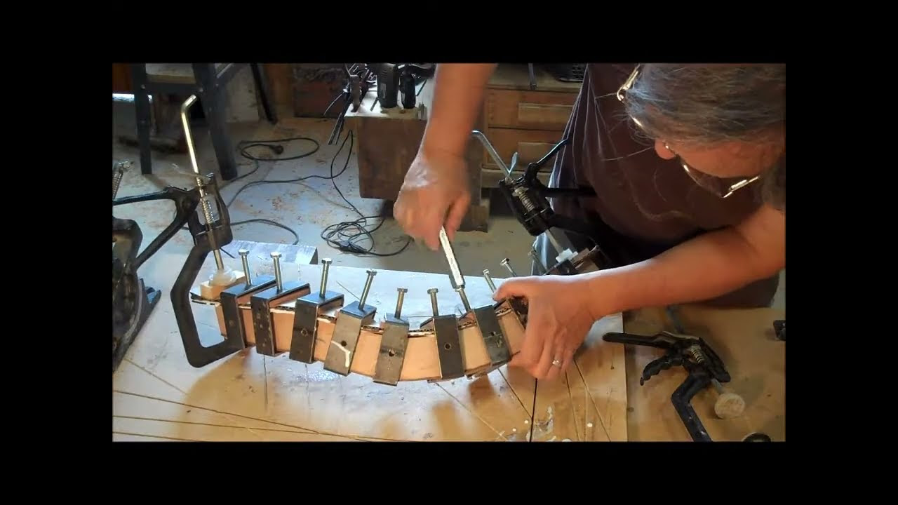 Wooden Handrail on Metal Rail. part 2 - YouTube