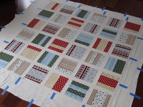 Monkey quilt step 5