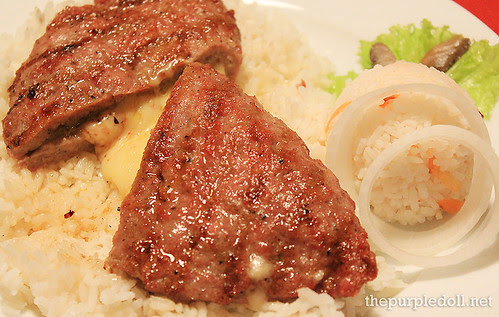 Stuffed Pljeskavica with Rice P320