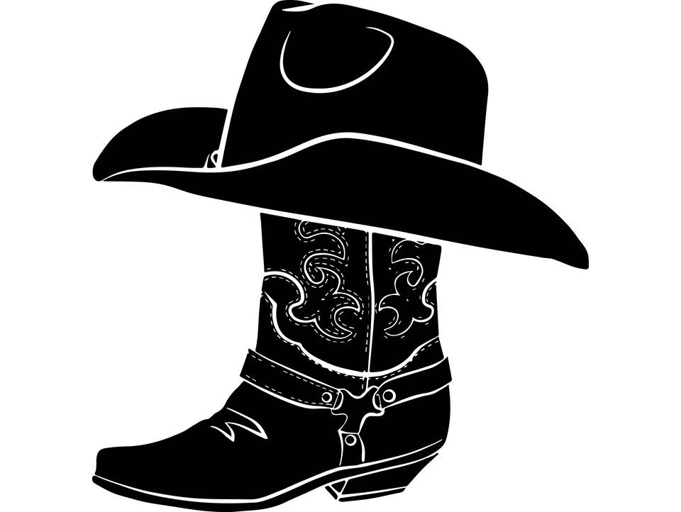 Download Cowboy Boot Silhouette Vector at GetDrawings | Free download