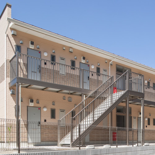 屋外鉄骨階段廊下ユニット 段十廊 だんじゅうろう2 快適空間設計工房 文化シヤッター