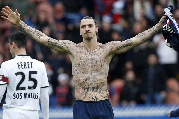 Where have Zlatan Ibrahimovic's tattoos gone? Man United ...