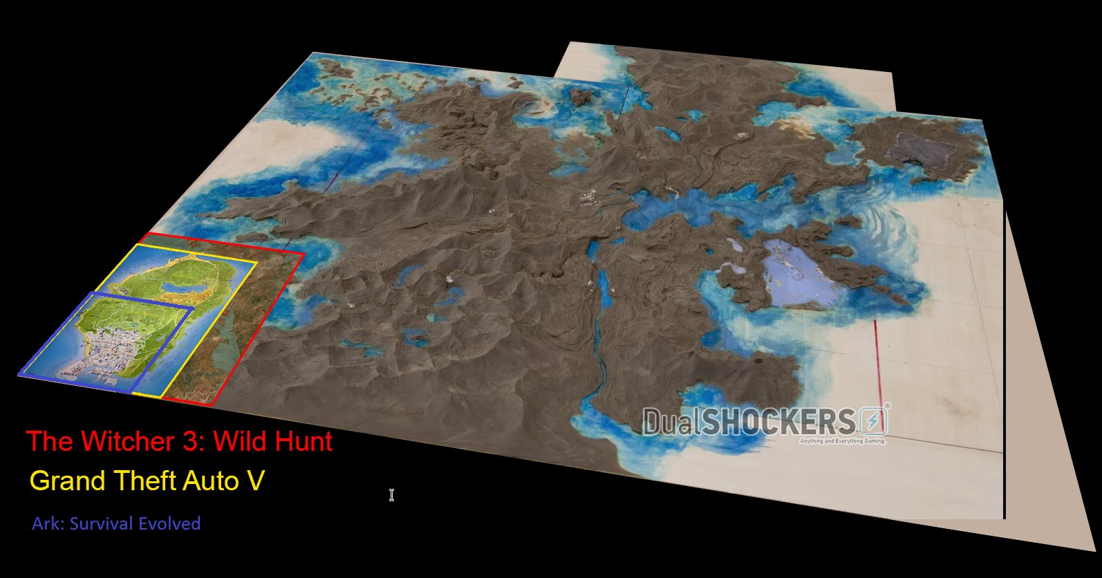 I Wonder How Big The Map Of Ark Survival Is Compared To This R Playark