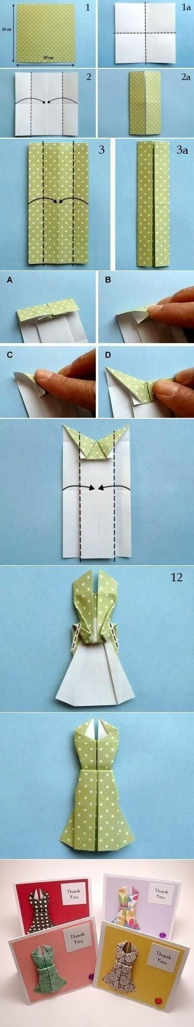 女の子の折り紙イブニングドレス わかりやすい折り方の画像つき 素敵なライフハック