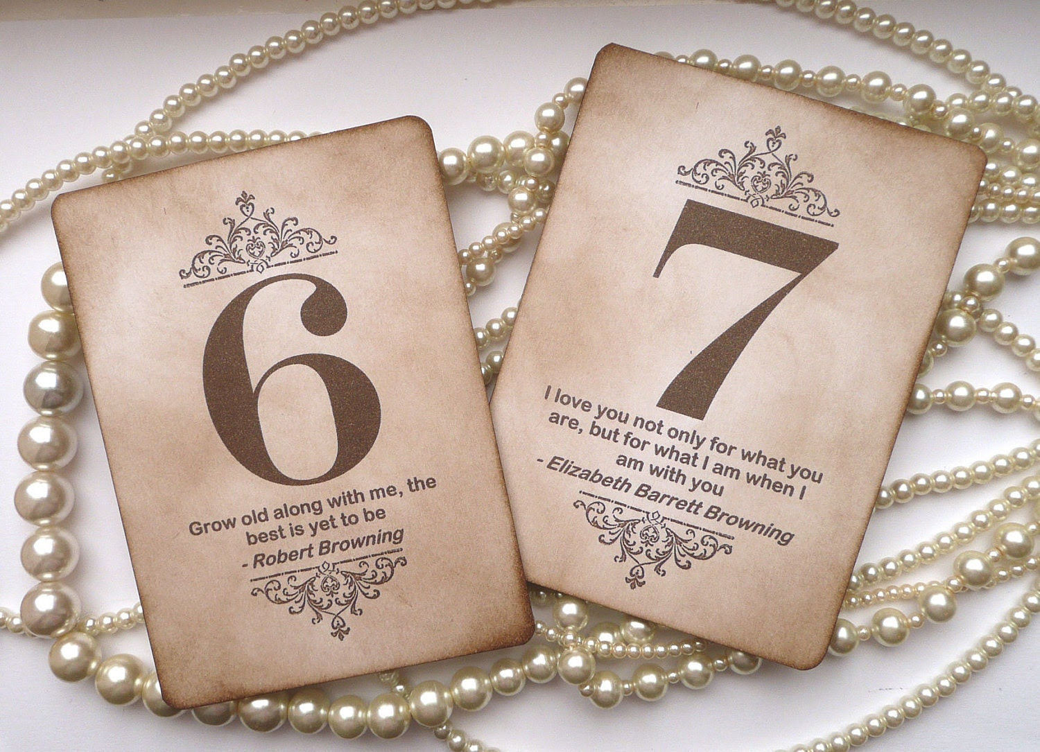 Download Wedding Table Numbers Vintage Charm with QUOTES All by ...