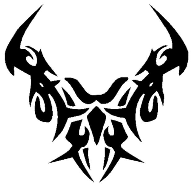 Tribal Tattoo: 1 - chest tattoo