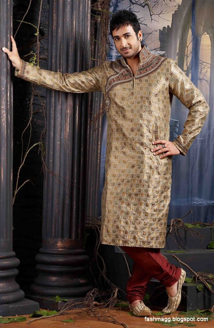 Kurtas-Designs-Men-Male-New-Latest-Silk-Cotton-Kurta-Style-Design-Collection-3
