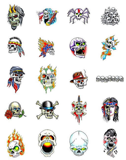 Tattoo Designs Of Skulls