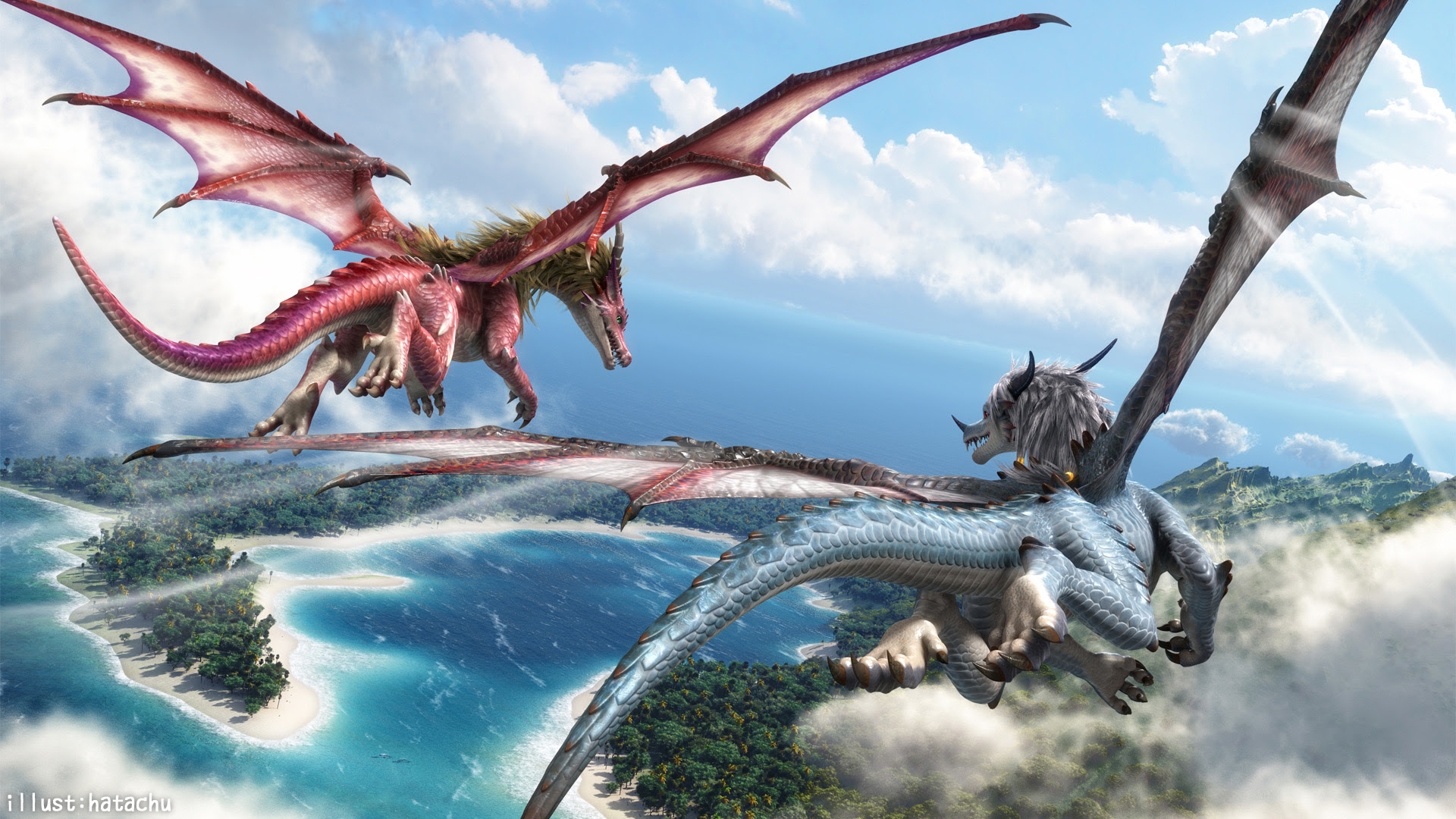３ｄドラゴンギャラリー 壁紙