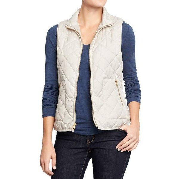 Womens Quilted Barn Vests - OLD NAVY
