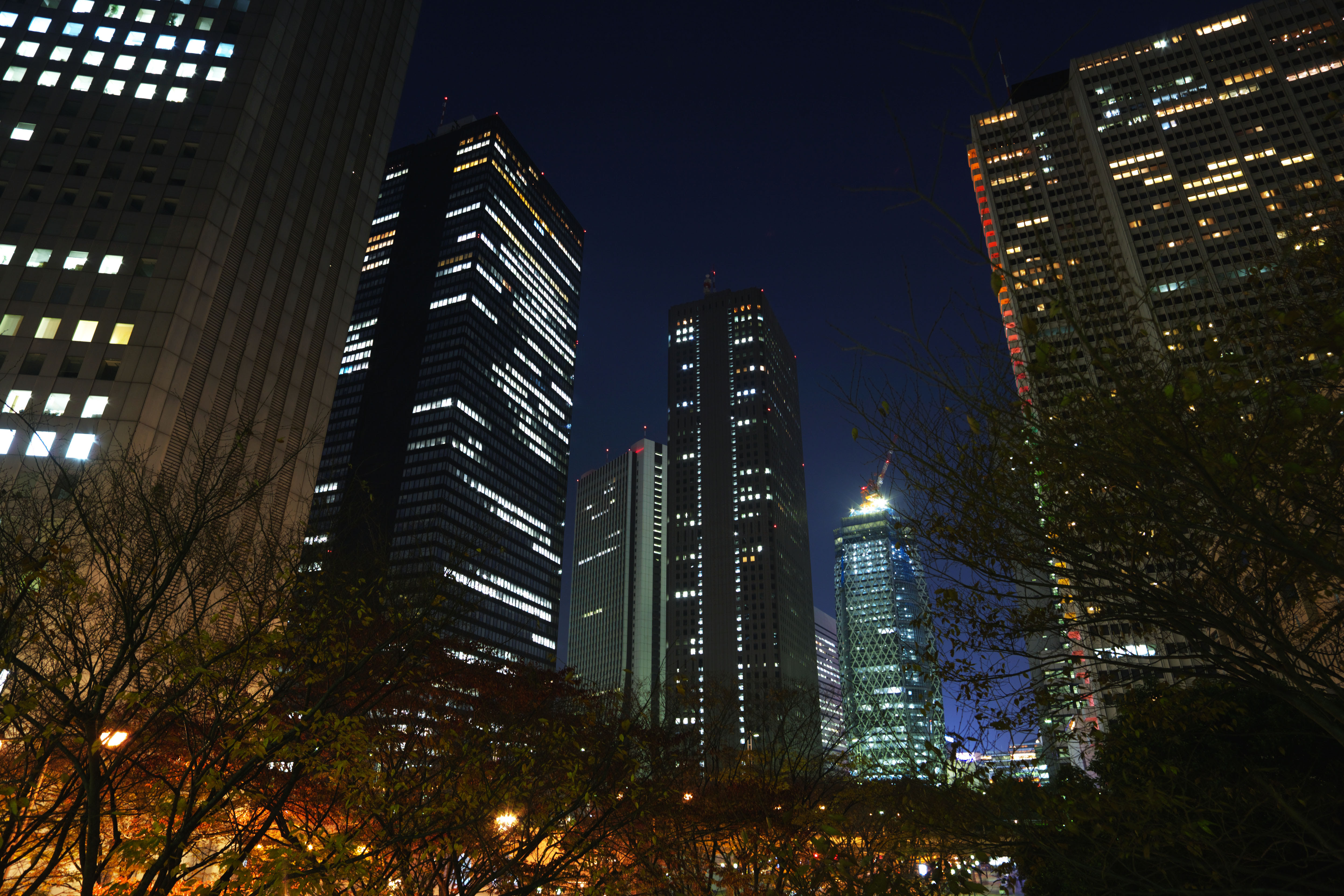 ゆんフリー写真素材集 No 5619 新宿の夜景 日本 東京