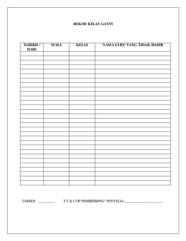 Format buku persediaan mengajar (1)